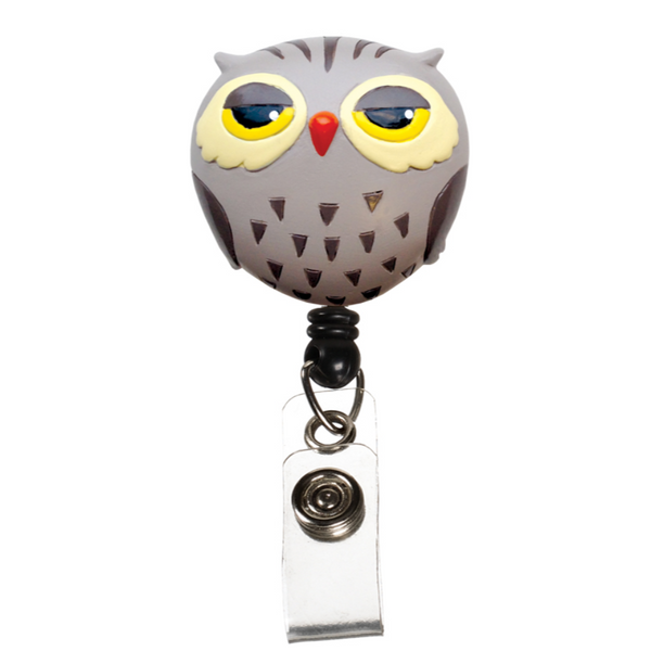 Prestige Deluxe Retracteze ID Holder Owl