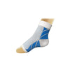 Prestige Plantar Fasciitis Socks - White and Sky Blue