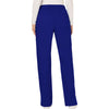 Cherokee Workwear Revolution WW120 Scrubs Pants Women's Mid Rise Flare Drawstring Galaxy Blue 3XL