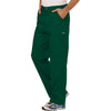 Cherokee Workwear Revolution WW140 Scrubs Pants Men's Fly Front Hunter Green 4XL