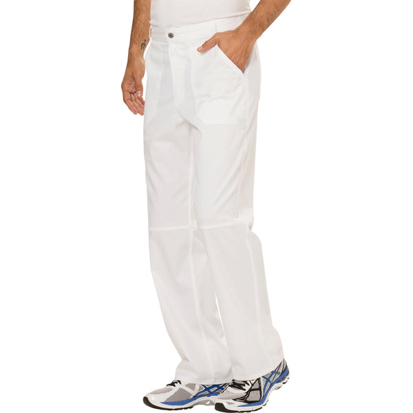 Cherokee Workwear Revolution WW140 Scrubs Pants Men's Fly Front White 4XL
