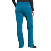 Cherokee Workwear Professionals WW160 Scrubs Pants Women's Mid Rise Straight Leg Drawstring Caribbean Blue 3XL