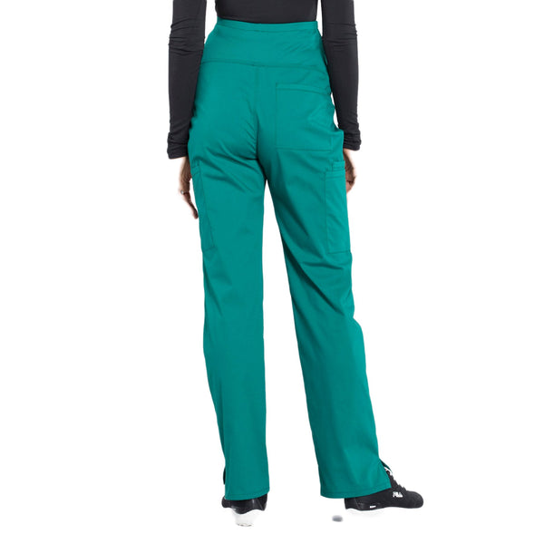 Cherokee Workwear Professionals WW220 Scrubs Pants Maternity Straight Leg Hunter Green 3XL