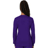 Cherokee Workwear Revolution WW310 Scrubs Jacket Women's Snap Front Warm-up Grape 3XL