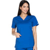 Cherokee Core Stretch WW630 Scrubs Top Women's V-Neck Royal 5XL