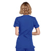 Cherokee Workwear WW650 Scrubs Top Women's Mock Wrap Royal 3XL