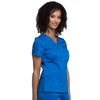 Cherokee Workwear Revolution WW710 Scrubs Top Women's V-Neck Royal M