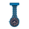 Aurora Rose Gold/Blue Link Fob Watch