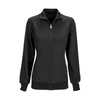 Cherokee Infinity 2391A Scrubs Jacket Women's Zip Front Warm-Up Black