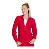 Cherokee Infinity 2391A Scrubs Jacket Women's Zip Front Warm-Up Red 4XL