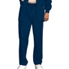 Cherokee Scrubs Pants 2XL / Regular Length Cherokee Workwear 4000 Scrubs Pants Men's Drawstring Cargo Navy