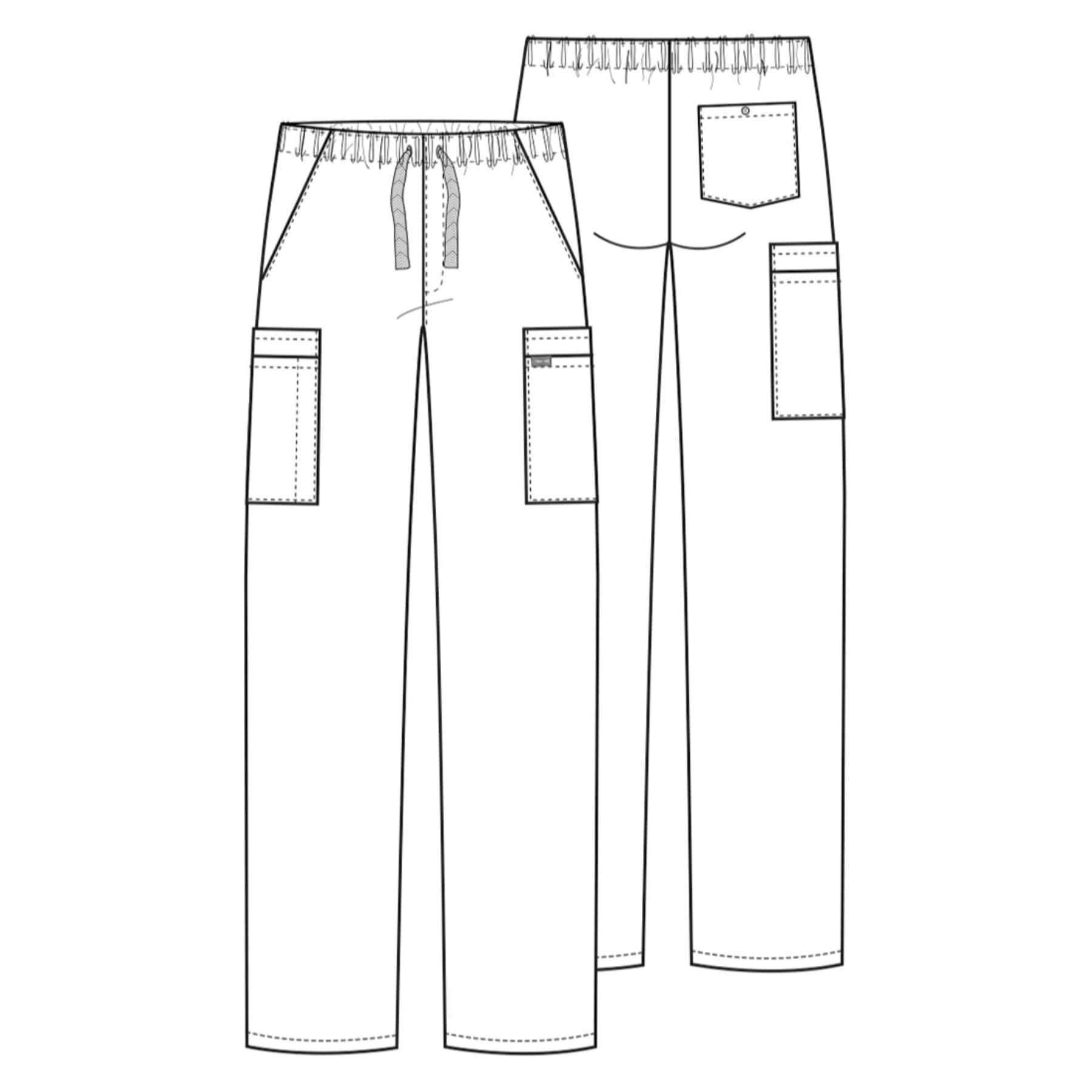Cherokee Workwear Low Rise Drawstring Cargo Scrub Pants | Scrubs & Beyond