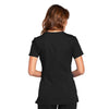 Cherokee Scrubs Top Cherokee Workwear WW645 Scrubs Top Women's V-Neck Black