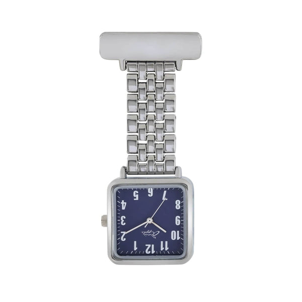 Annie Apple Fob Watches Eunoia Navy/Silver Link Fob Watch