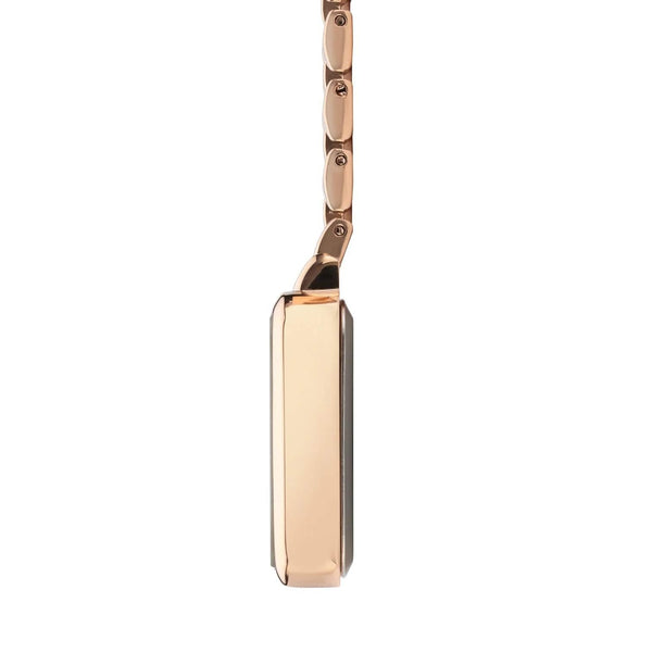 Annie Apple Fob Watches Eunoia Silver/Rose Gold Link Fob Watch