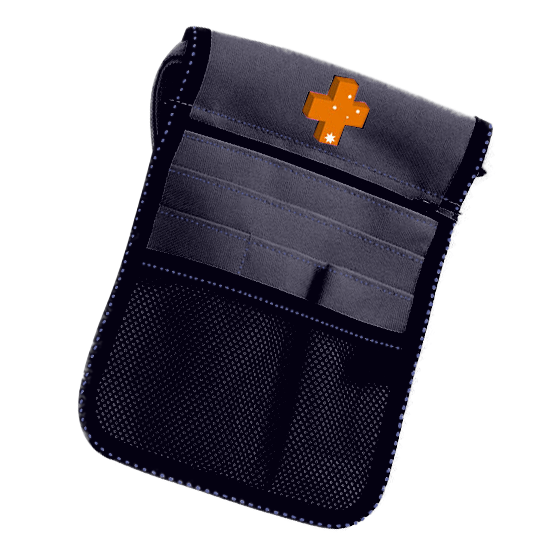 Medshop Navy Stitching Medshop Nursing Pouch