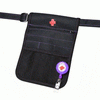 Nursing Pouch With Purple Stitching + Retractor