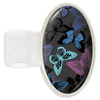 Prestige Medical Stethoscope Accessories Butterflies Grey Prestige Printed Stethoscope ID Tag