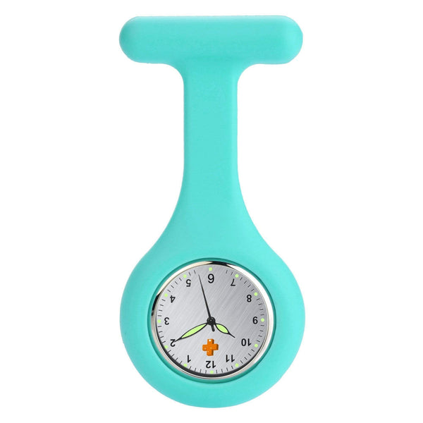 Medshop Fob Watches Teal Silicone Nursing FOB Watch