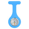 Medshop Fob Watches Light Blue Silicone Nursing FOB Watch