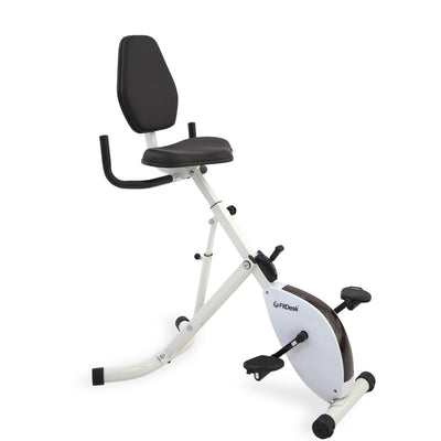 stationary bike with laptop stand