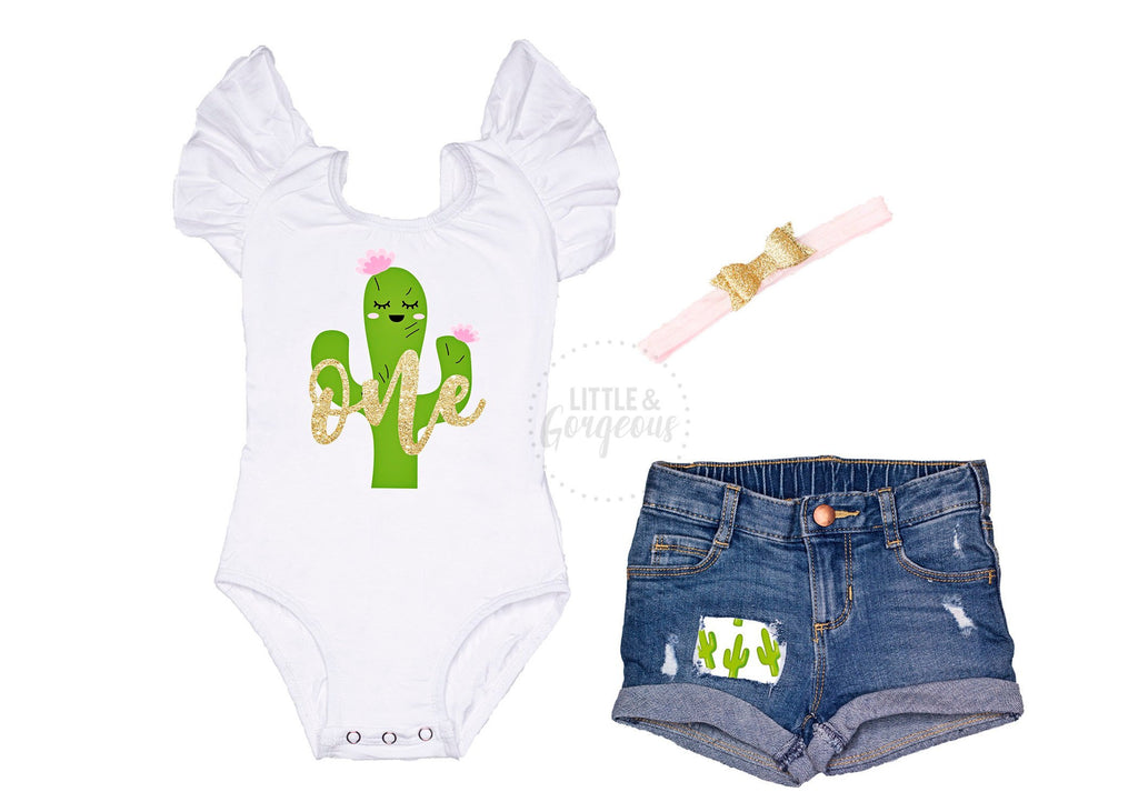 cactus first birthday outfit