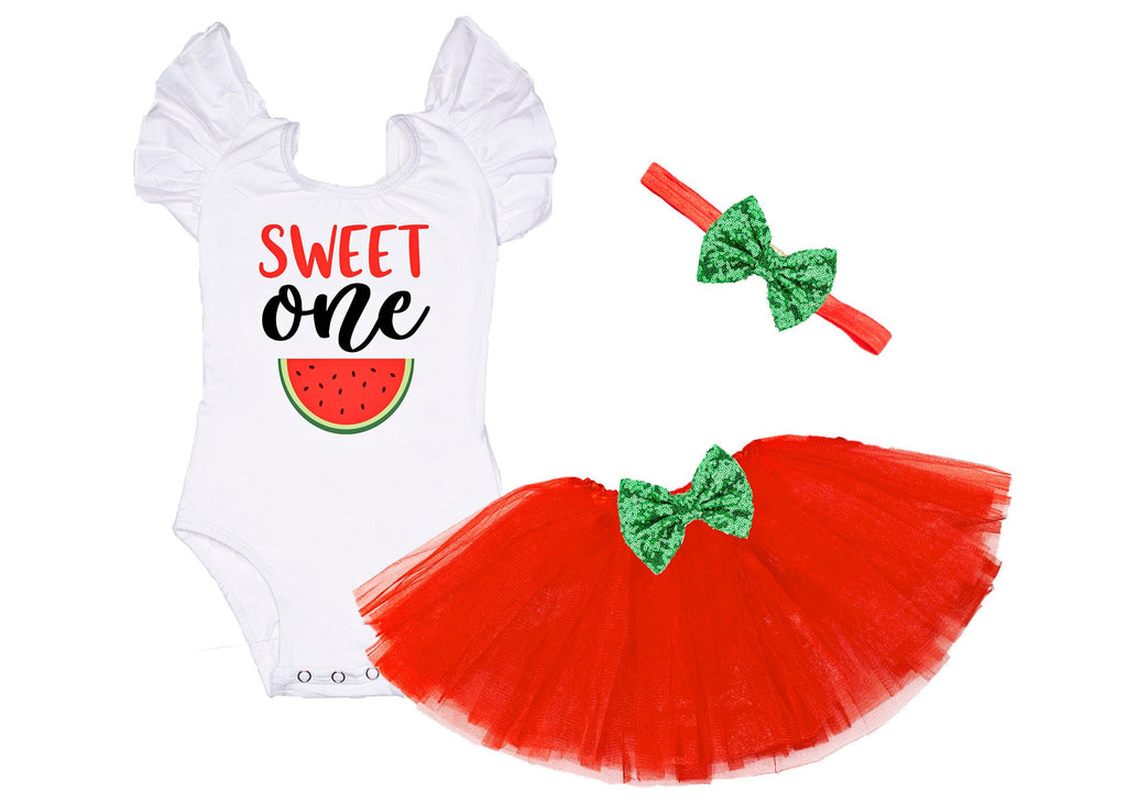 watermelon 1st birthday outfit