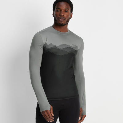 Snowdon Mens Thermal Base Layer Crew Neck - Black – TOG24