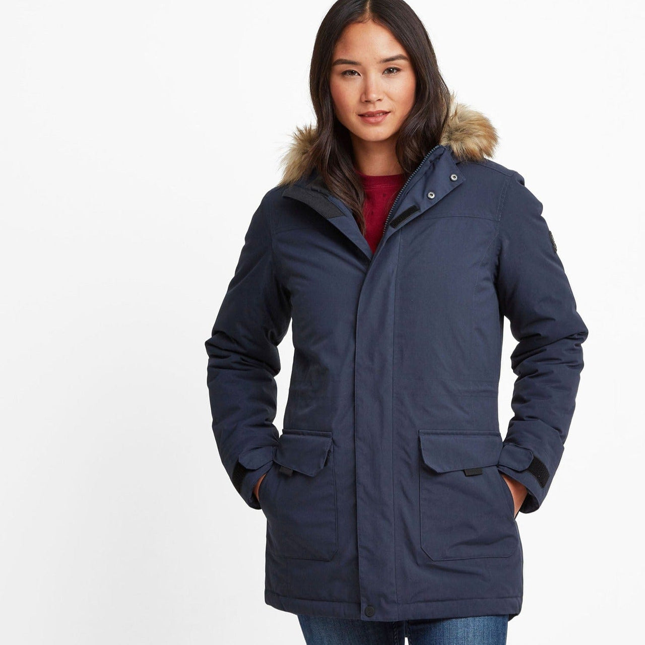 Alderidge Womens Waterproof Parka - Dark Indigo – TOG24