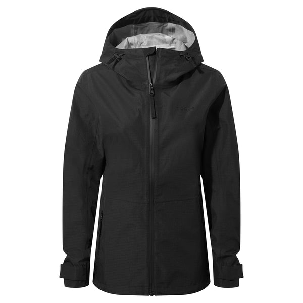 Austwick Womens Washed Black Waterproof Jacket | TOG24