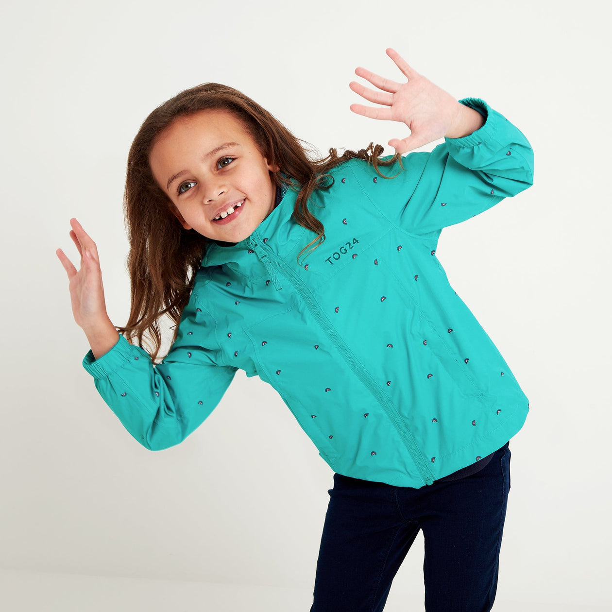 Copley Kids Waterproof Jacket - Ceramic Rainbow Print image 4