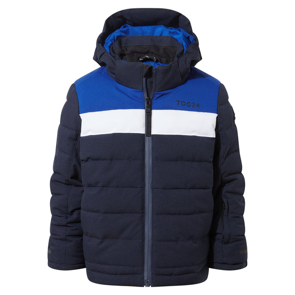 Laithe Kids Dark Indigo & Royal Blue Ski Jacket | TOG24