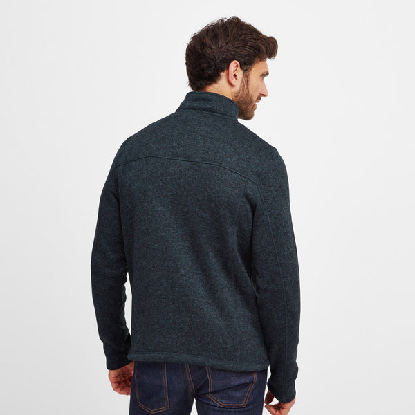 Sedman Mens Knitlook Fleece Jacket - Dark Indigo – TOG24