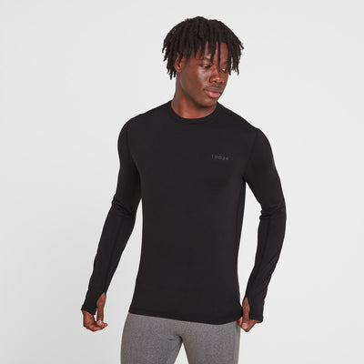 Snowdon Mens Thermal Base Layer Crew Neck - Grey Marl – TOG24