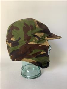 US Army Insulated Helmet Liner Cap Hat - Cold Weather Woodland