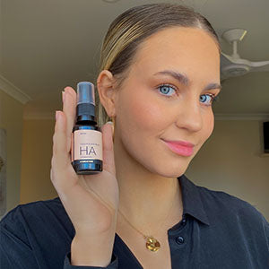 Women showing Exfoliating Oat Mask