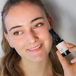 Women showing Enzyme Gel Face Peel