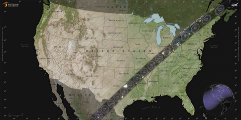 Eclipse Path of Totality
