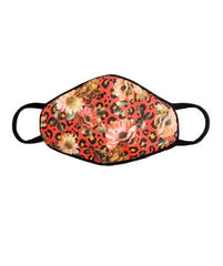 leopard women's face mask