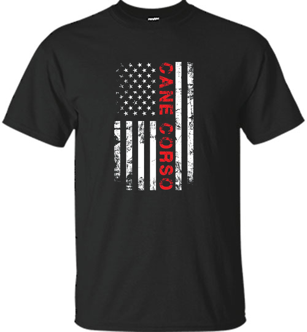 Fantastic Great Cane Corso American Flag Distressed Shirt - Shirt