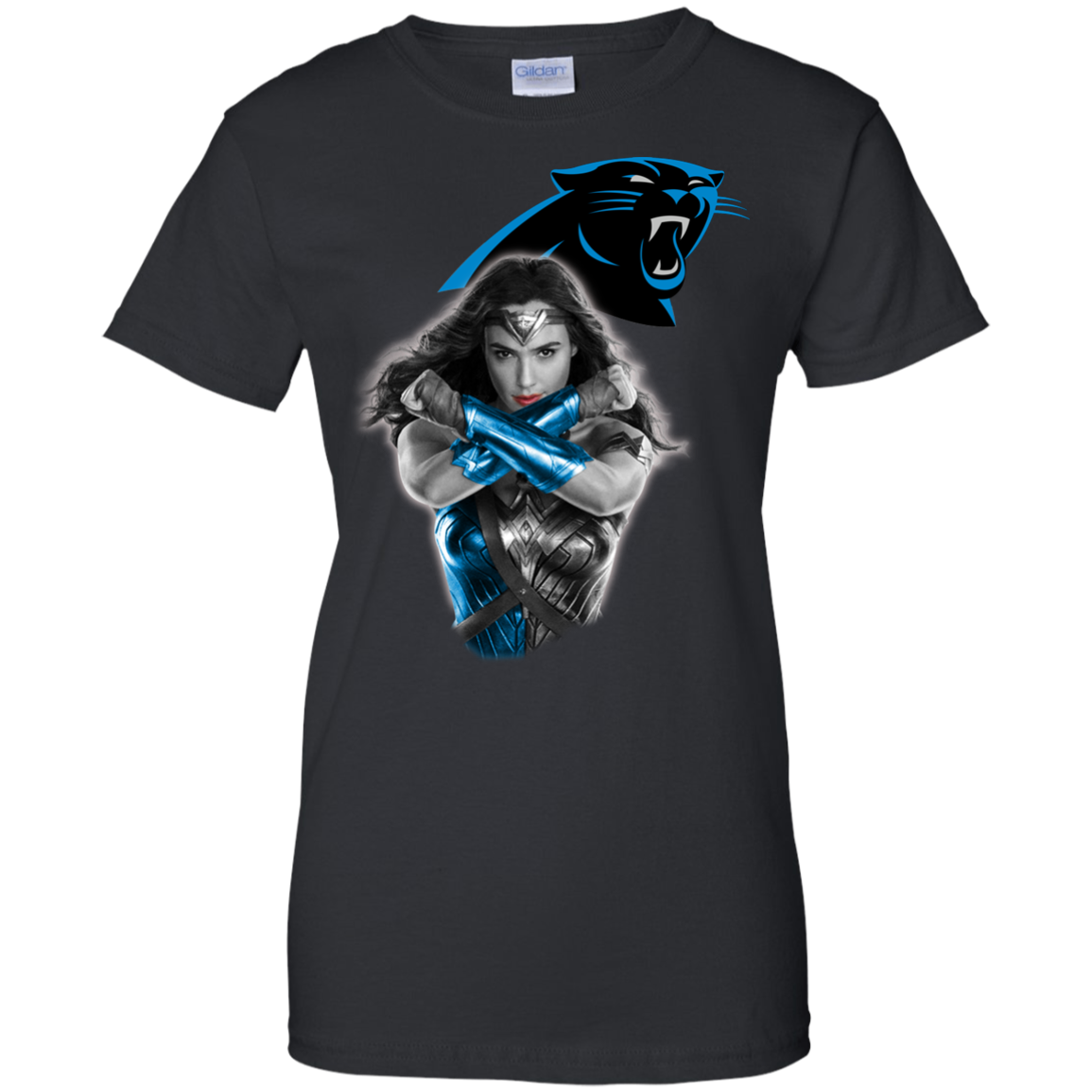 Carolina Panthers Football Wonder Woman S S T Shirt