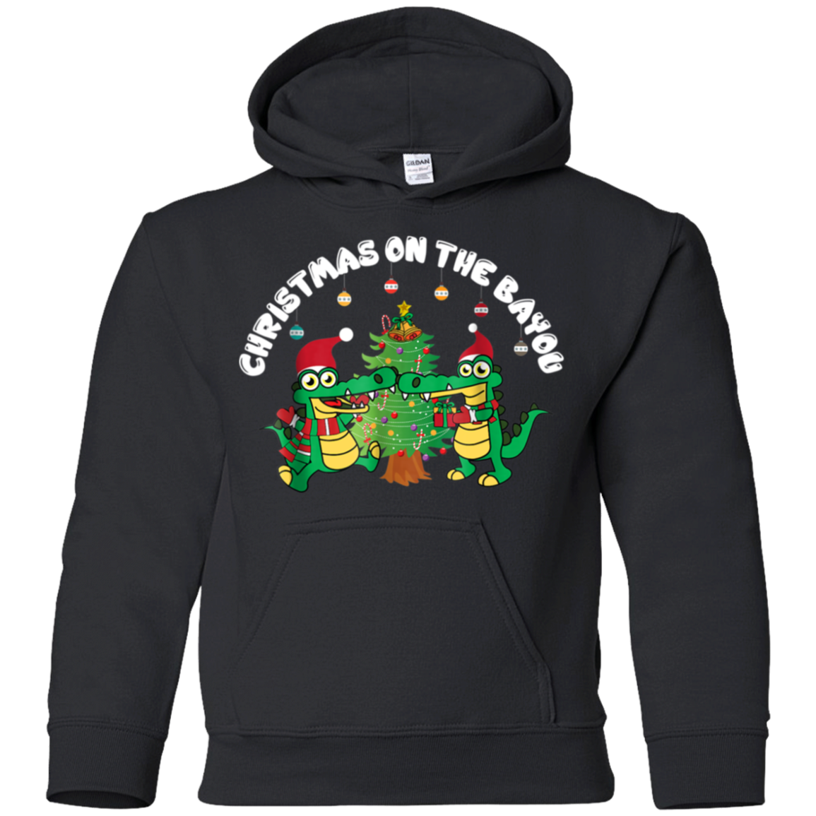 Christmas On The Bayou Cajun Christmas Shirt G185b Pullover 