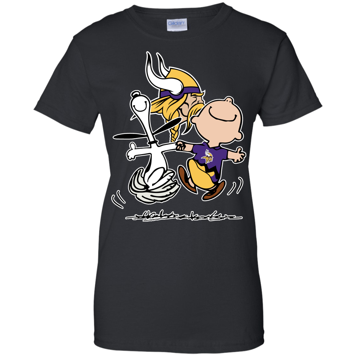Charlie Brown & Snoopy - Minnesota Vikings T-shirts Sweat Shirts S S