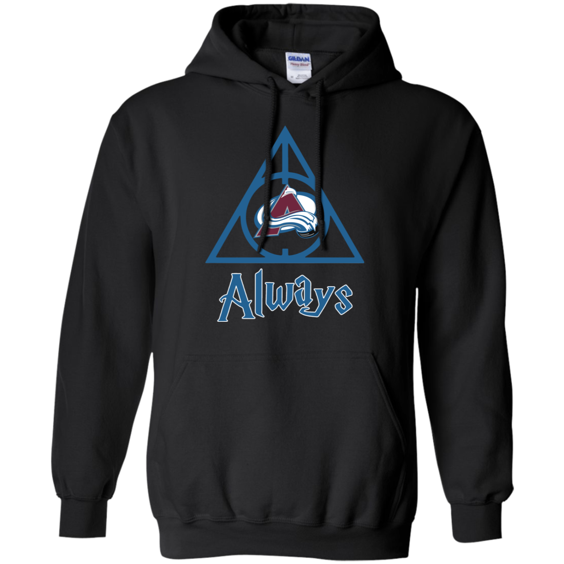 Colorado Avalanche Always Harry Potter Deathly Hallows G185 Pullover 8 Oz. Shirts