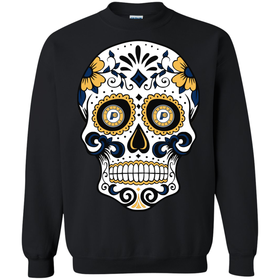 Excellent Indiana Pacers Sugar Skull T-shirt 