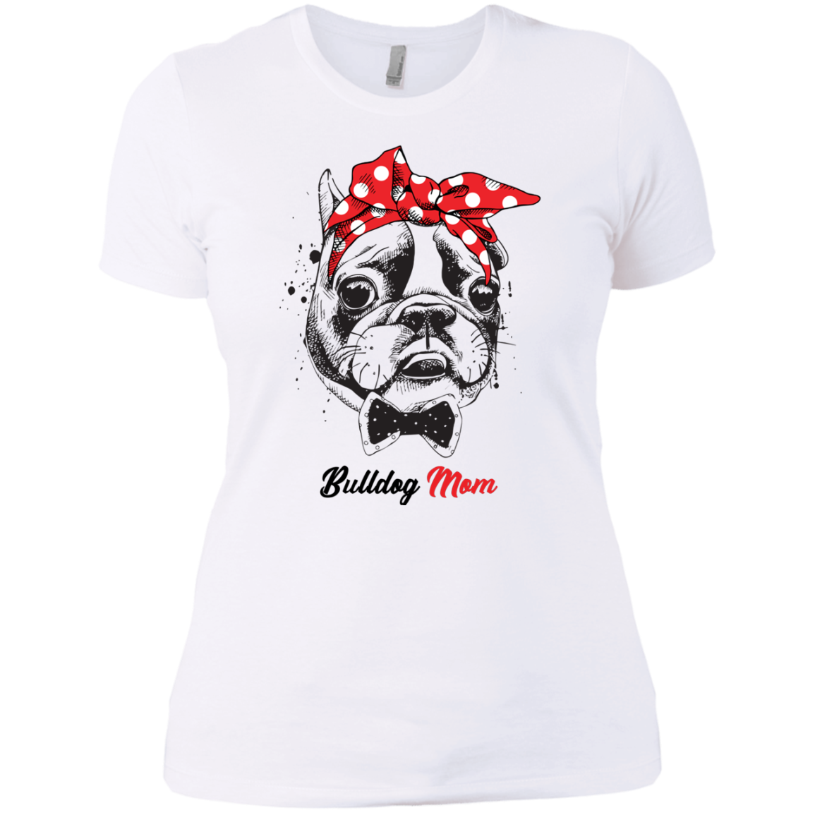 Bulldog Mom Bandana Bull Dog Lover Shirt, 