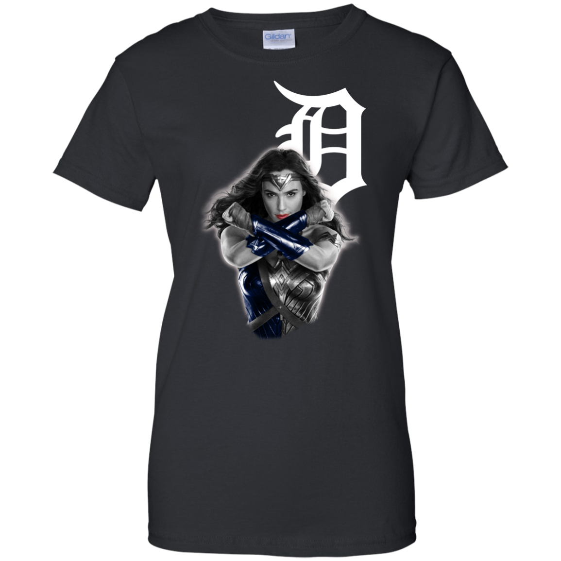 Detroit Tigers Baseball Wonder Woman S T-shirts S 