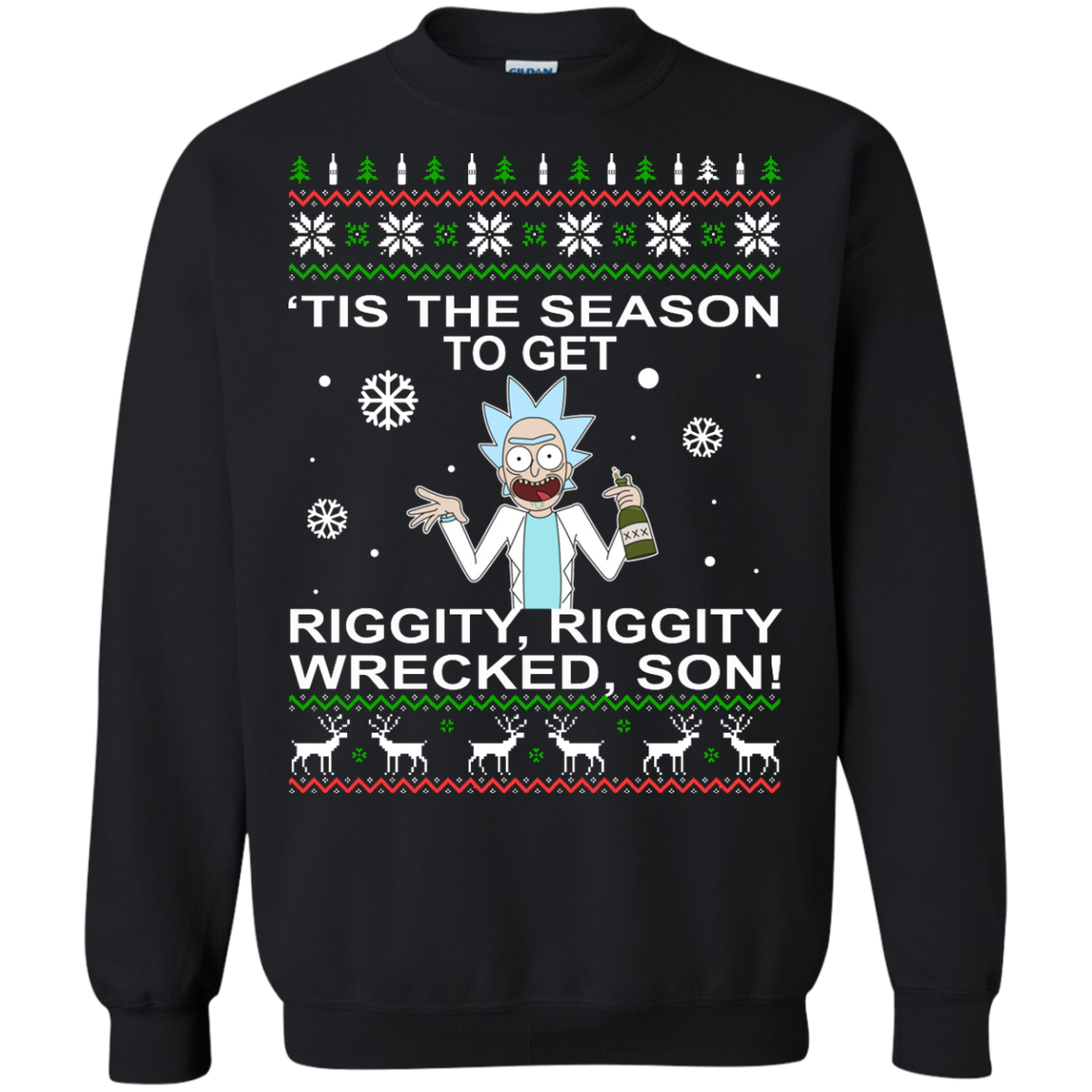 Top Sale Tis The Season Riggity, Riggity Wrecked, Son! Sweater, Shirts