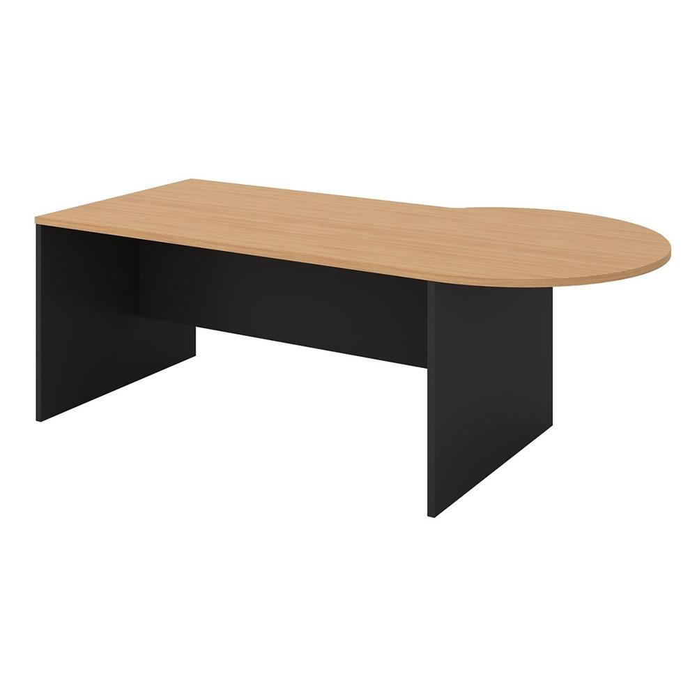 p shaped desk