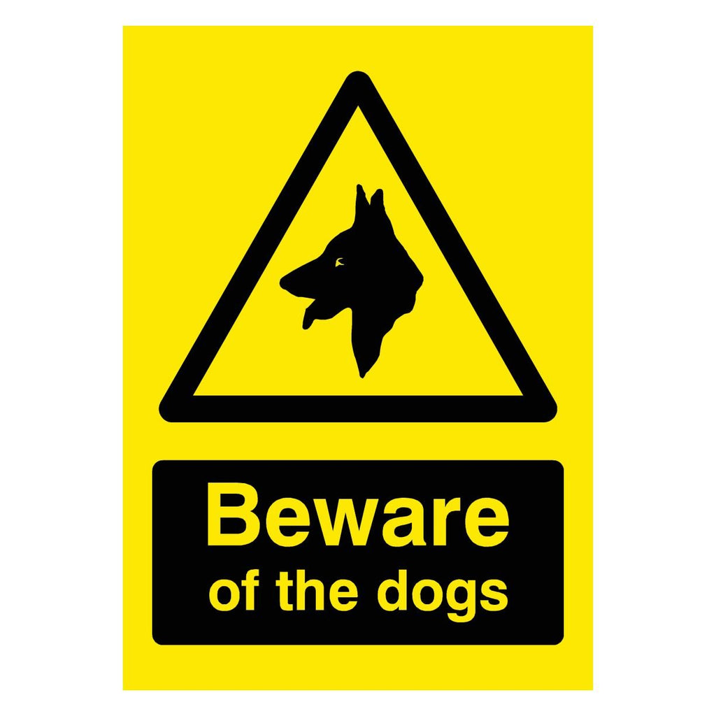 Beware of dog discount sign near me